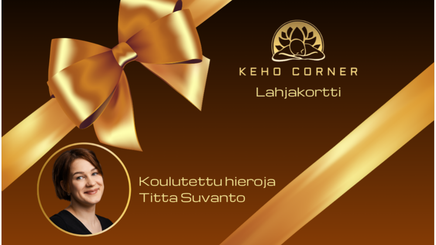 Hieronta Lahjakortti 60min - Palveluntarjoaja Titta Suvanto