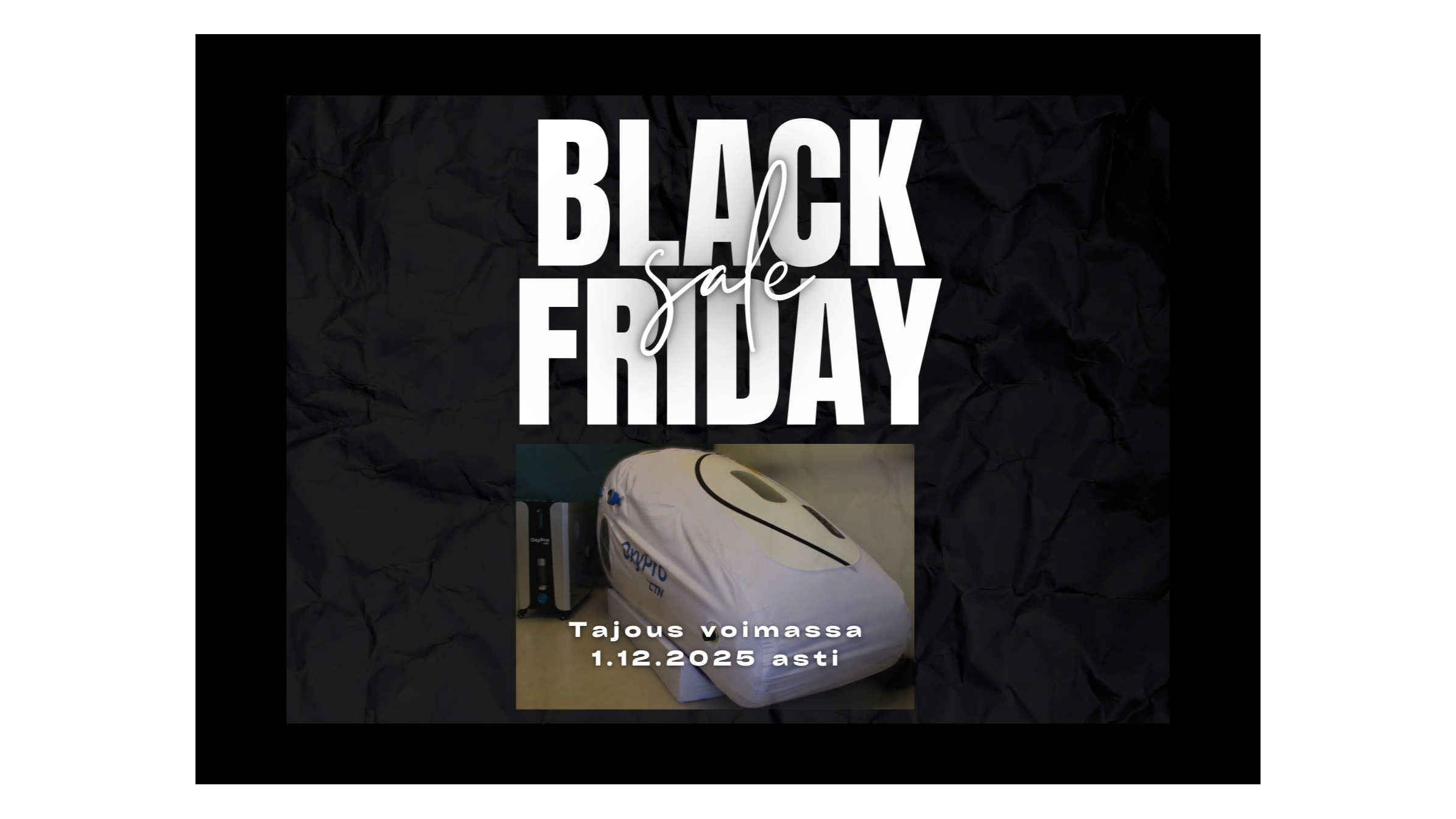 Ylipainehappihoito 10 x 60min, Black friday tarjous