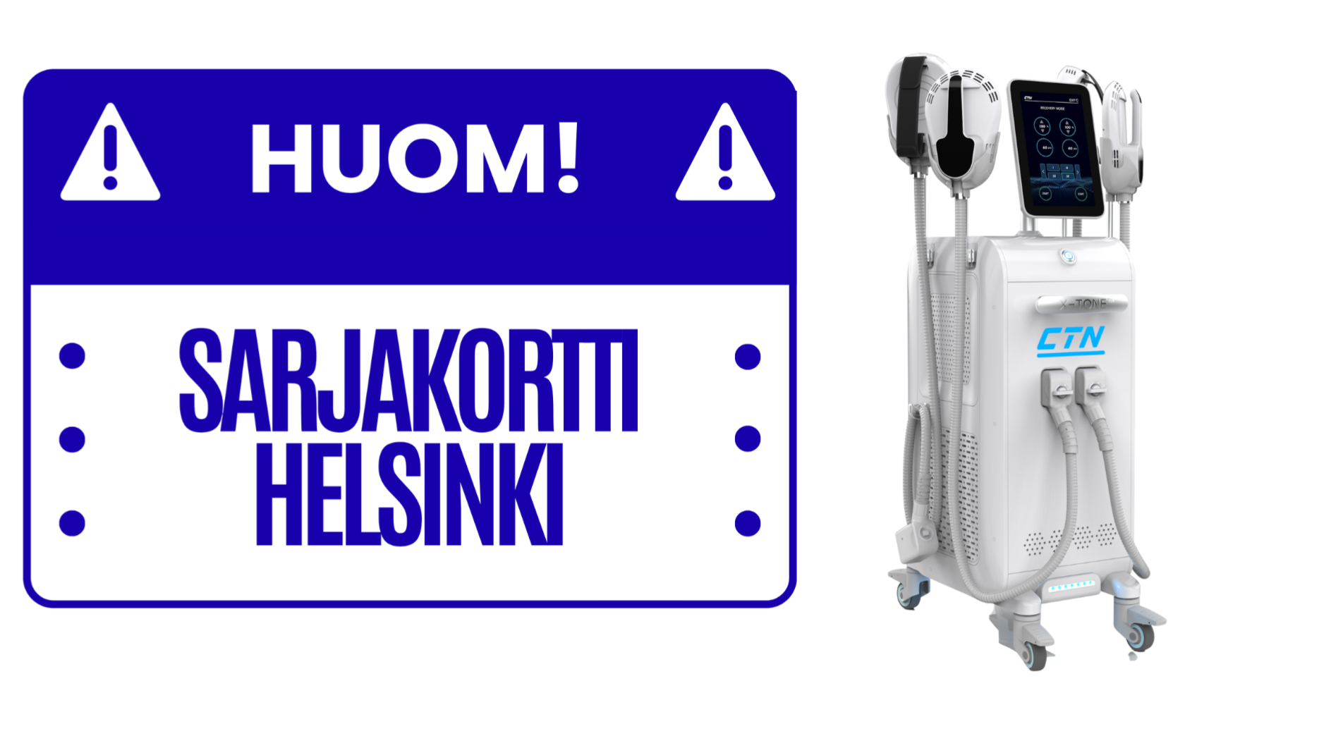 Elektromagneettinen lihasstimulaatio 5 x sarjakortti