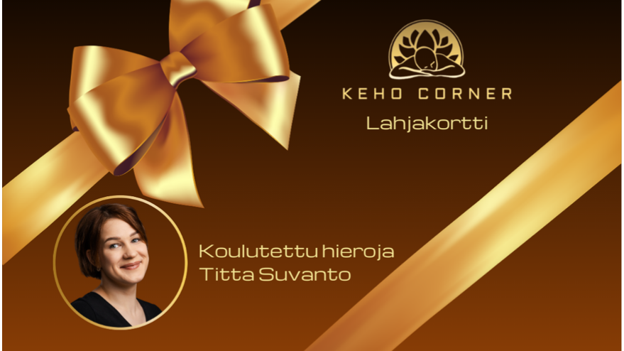 Hieronta Lahjakortti 75min - Palveluntarjoaja Titta Suvanto