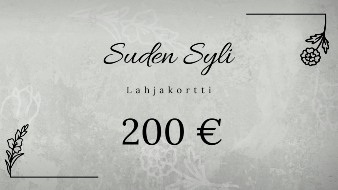 Lahjakortti 200 €