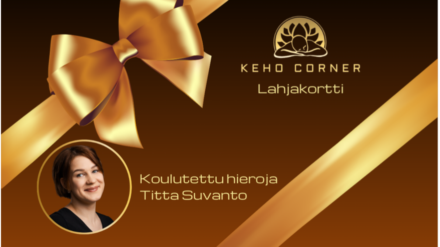 Hieronta Lahjakortti 120min - Palveluntarjoaja Titta Suvanto