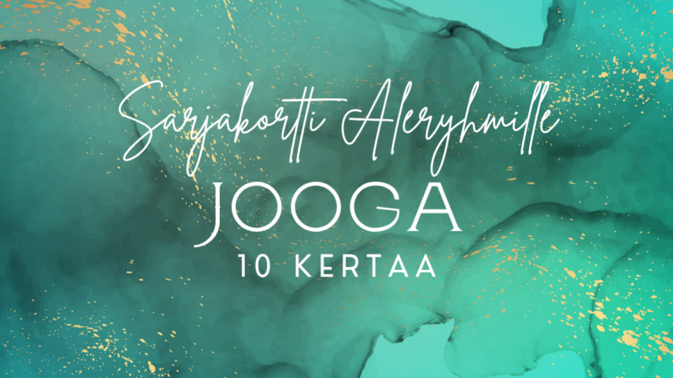 ALERYHMÄT: Jooga Sarjakortti x 10