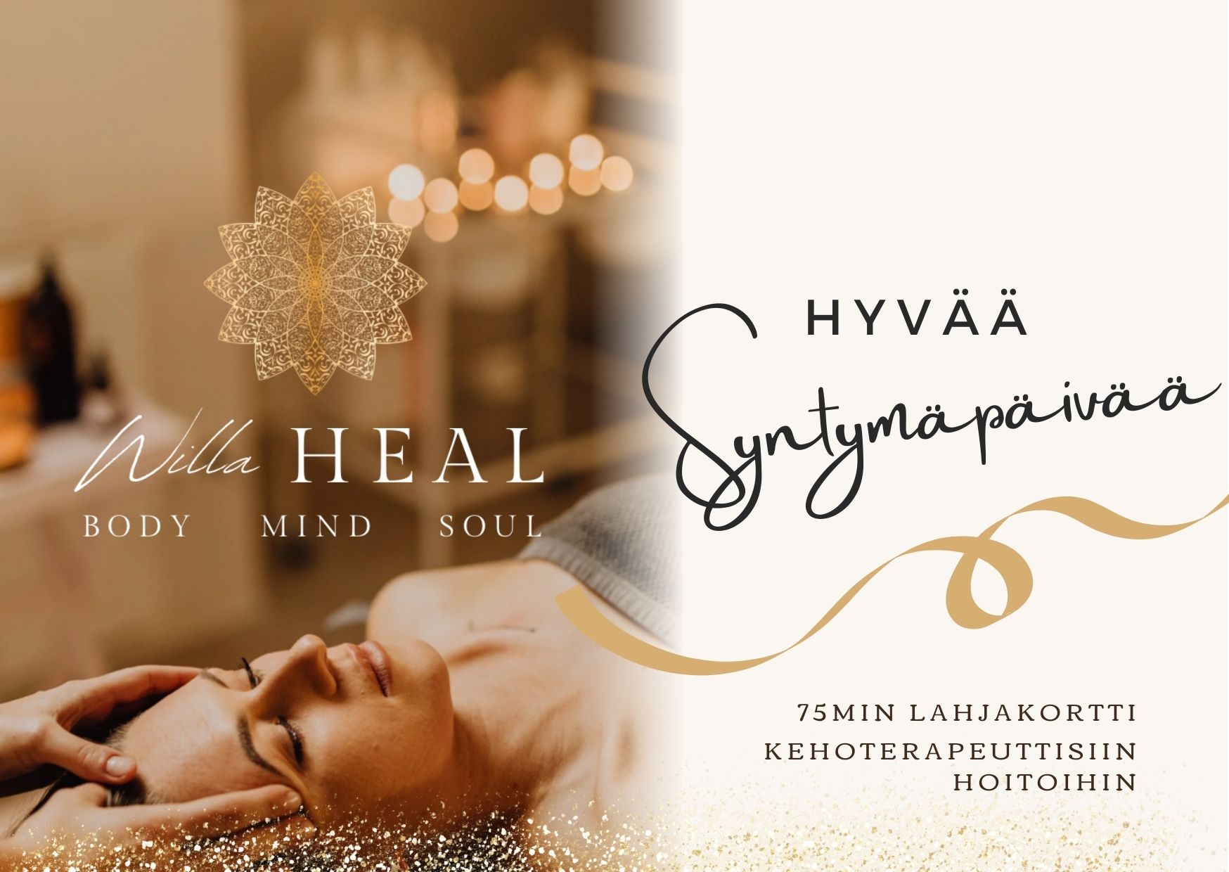 Syntymäpäivä lahjakortti