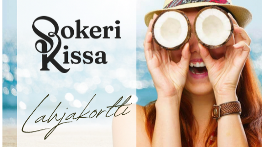 Arvolahjakortti SokeriKissa