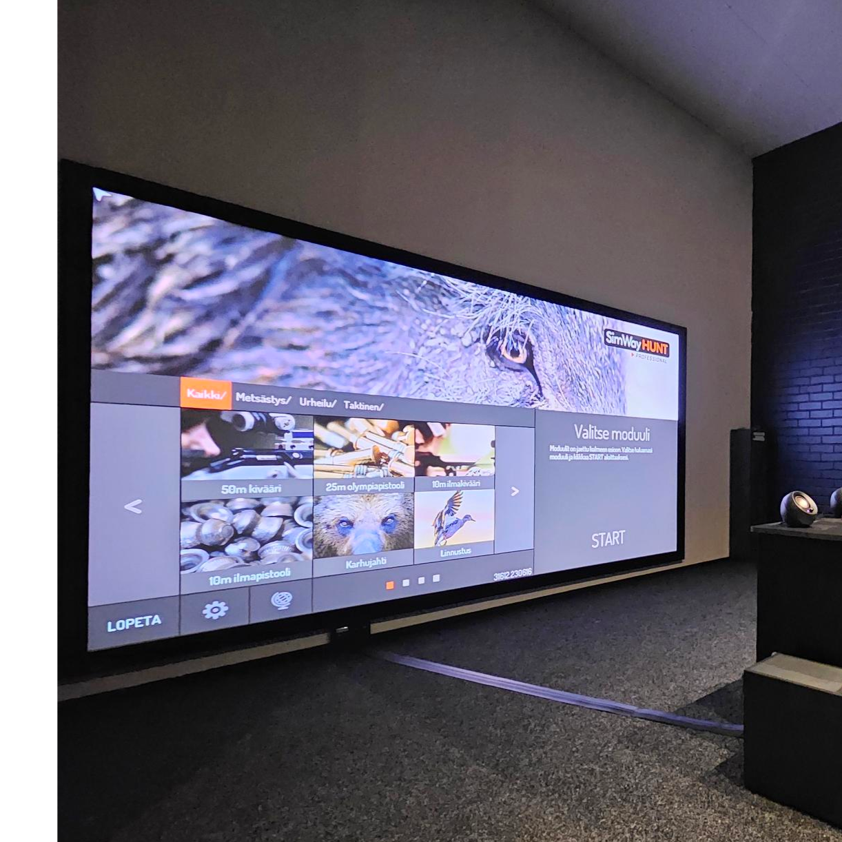 Ammunta/ viihdesimulaattori