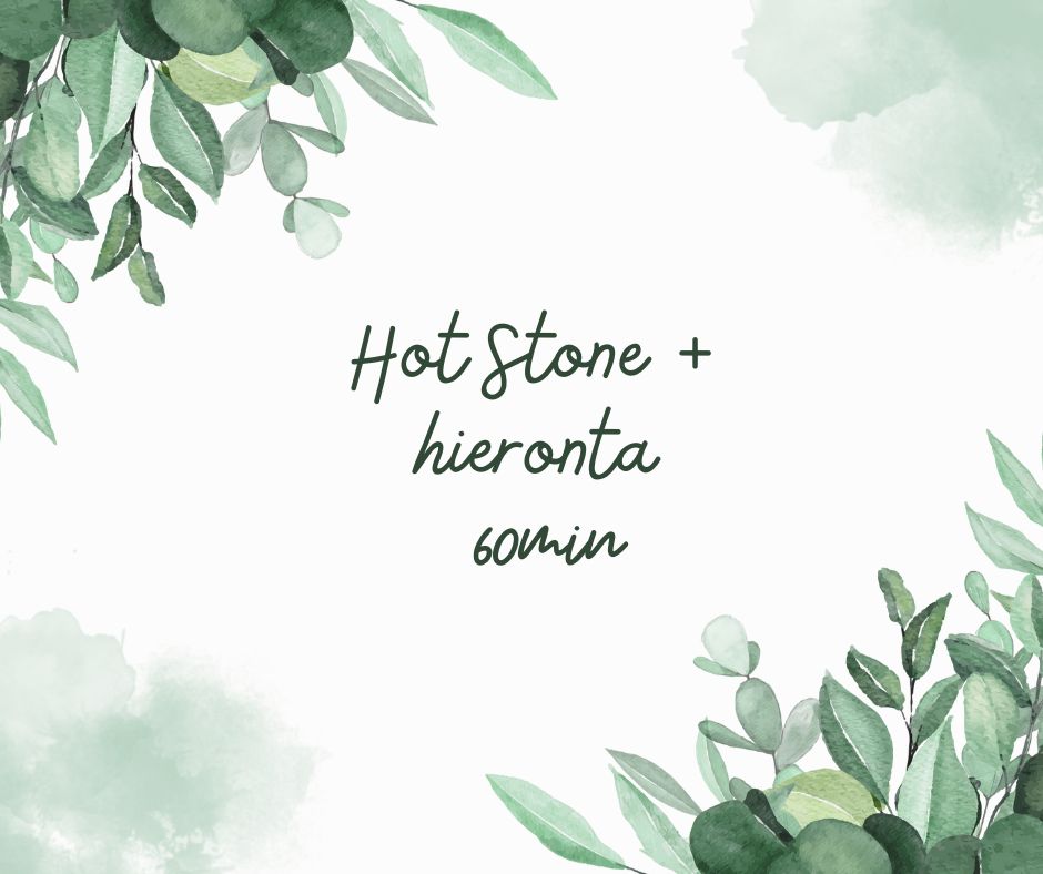 Hot Stone + hieronta 60min
