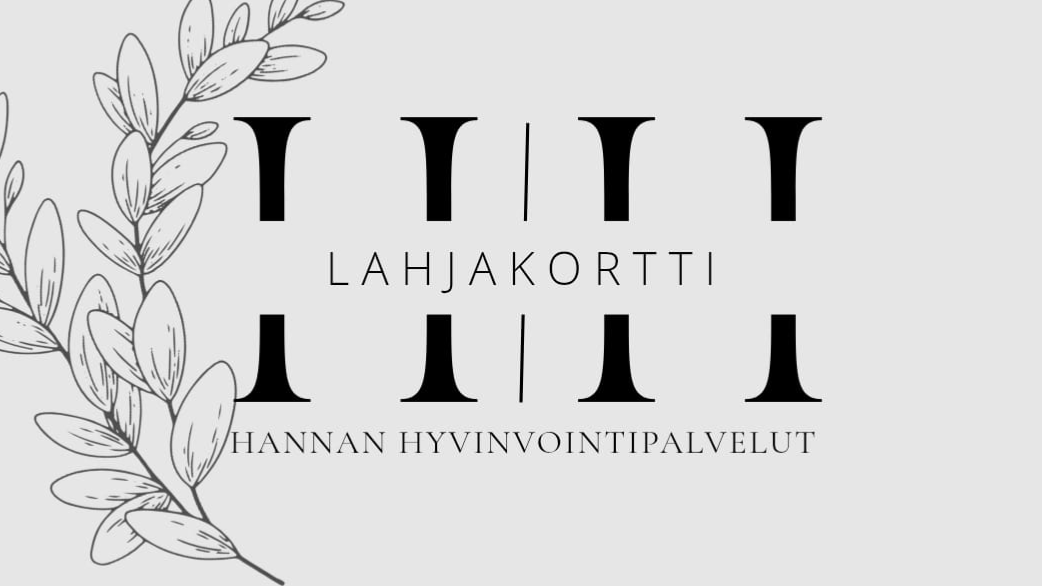 Hierontalahjakortti