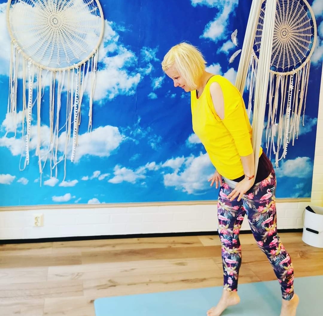 Kahden hengen ilmajoogatunti