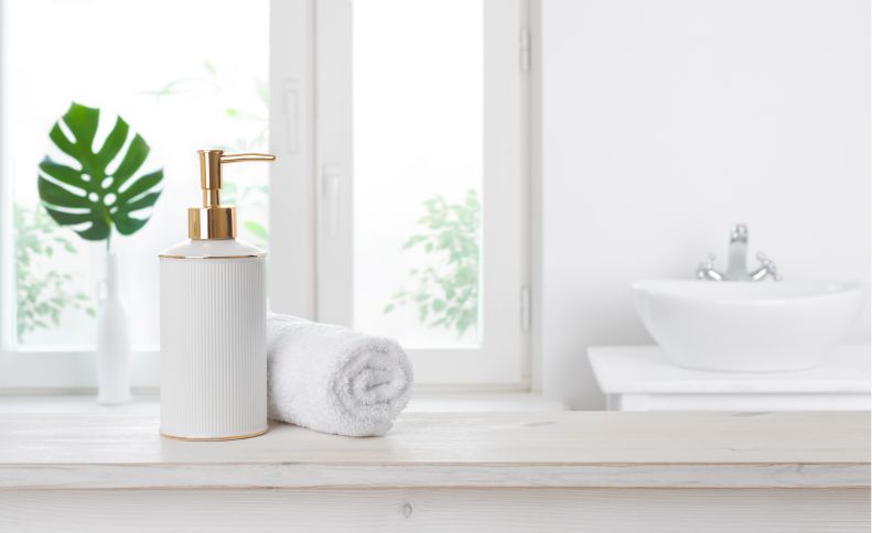 Kylpyhuoneen tehopesu, arvo 199 €. ALE -50%