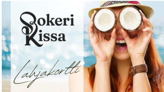 Arvolahjakortti SokeriKissa