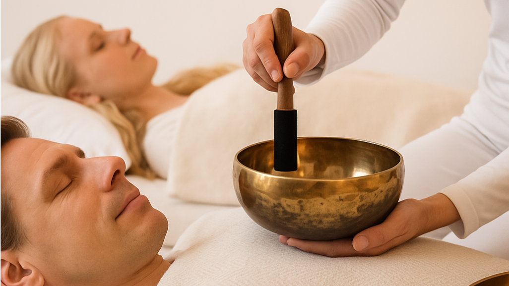 Lux to Heal -äänimaljahieronta kahdelle