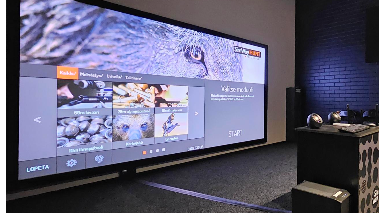 Ammuntasimulaattori 1H lahjakortti