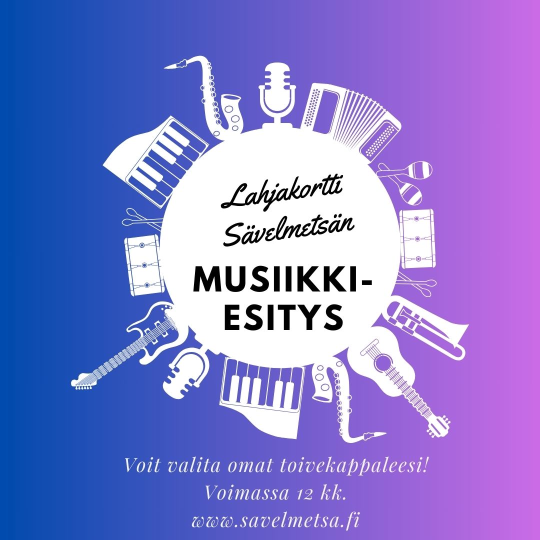 Musiikki-esitys 1-3 kappaletta pääkaupunkiseudulla
