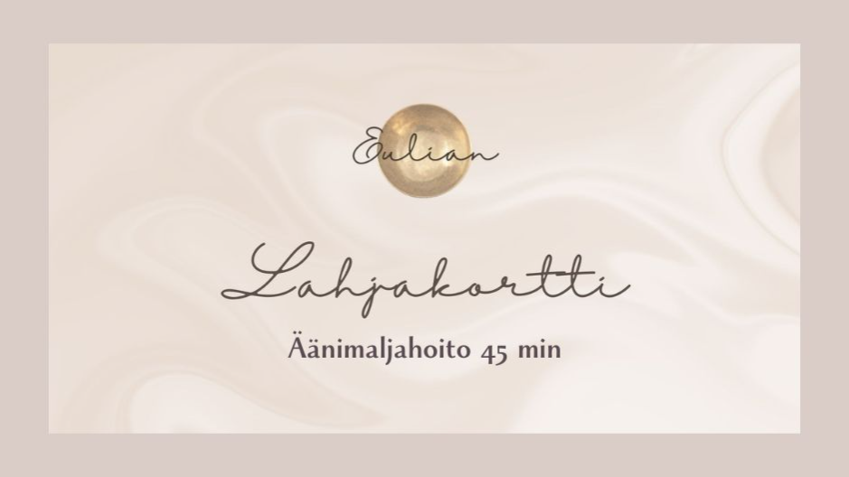 Äänimaljahoito 45 min