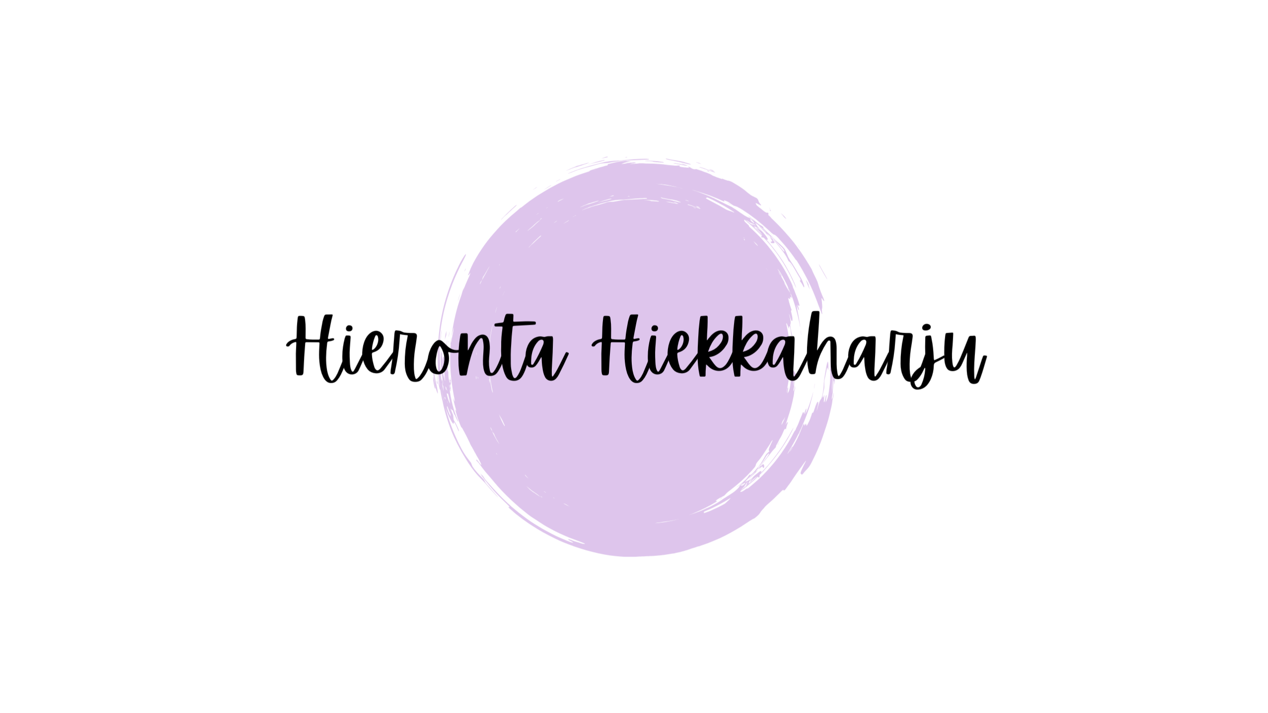 Hierontalahjakortti 1 x 60 min